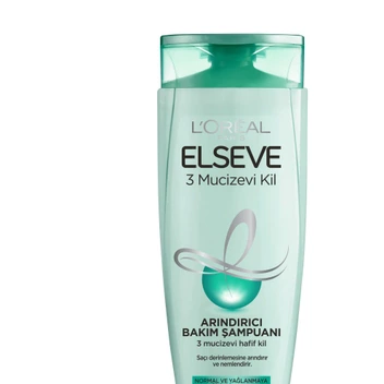 تصویر شامپو حجم دهنده مو مناسب موهای معمولی و چرب 450 میل ا LOREAL Elseve Shampoo Miraculous Clay 450ml LOREAL Elseve Shampoo Miraculous Clay 450ml