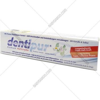 تصویر چسب دندان مصنوعی دنتی پور مدل Premium وزن 40 گرم 