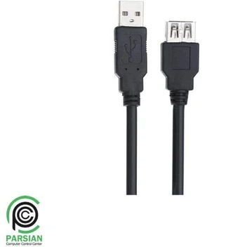 تصویر کابل افزایش طول USB 2.0 سویز کد 63 طول 1.5 متر 