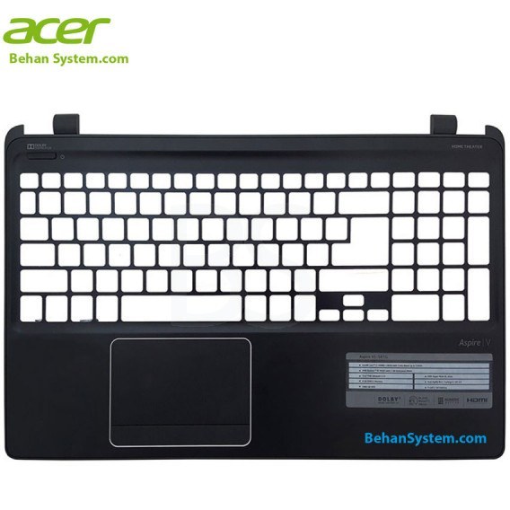 تصویر قاب دور کیبورد لپ تاپ Acer مدل Aspire V5-561 