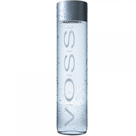 تصویر آب معدنی قلیایی ووس شیشه ای لاکچری - VOSS 