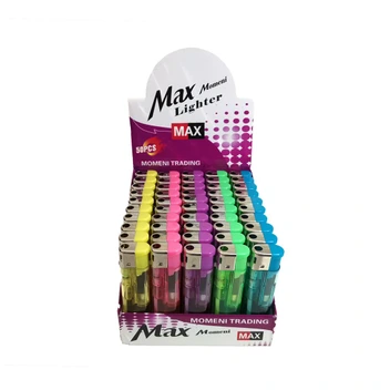 تصویر فندک شفاف مکس بسته 50 عددی ا Transparent lighter Max pack of 50 pieces Transparent lighter Max pack of 50 pieces