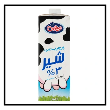 تصویر شیر پر چرب میهن - 1 لیتر 
