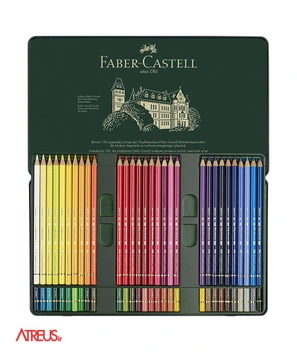 تصویر مداد رنگی 60 رنگ فابر-کاستل مدل Polychromos ا Faber-Castell Polychromos 60 Color Pencil Faber-Castell Polychromos 60 Color Pencil