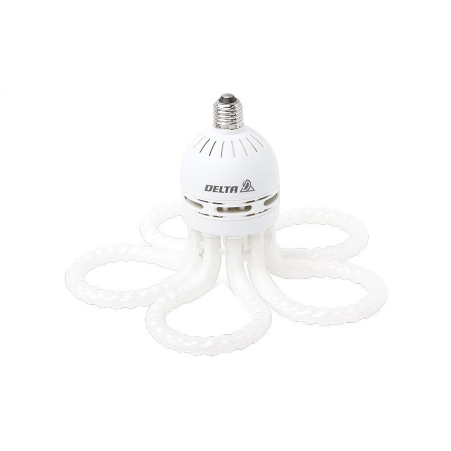 تصویر لامپ کم مصرف 105 وات مدل گل دلتا پایه E27 