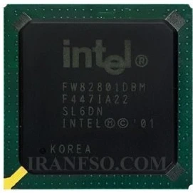 تصویر چیپ جنوبی لپ تاپ Intel NH82801 DBM-SL6DN 