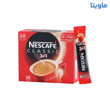 تصویر کافی میکس کلاسیک 3 در 1 نسکافه – 20 ساشه 20 گرمی ا Coffee Mix Classic 3 in 1 Nescafe Coffee Mix Classic 3 in 1 Nescafe