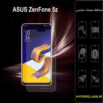 تصویر گلس محافظ صفحه نمایش نانو بلک اورجینال گوشی ایسوس Asus Zenfone 5Z 