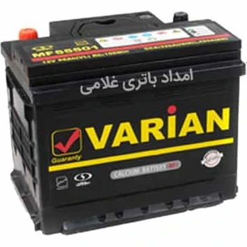 تصویر باتری 55 آمپر واریان ا 55 amp Varian battery with old battery delivery 55 amp Varian battery with old battery delivery