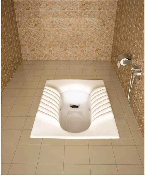 تصویر توالت زمینی گاتریا gatria مدل ابرویی بزرگ 