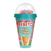 تصویر پاستیل ببتو مدل بستنی قیفی بسته 120 گرمی Bebeto 