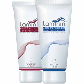 تصویر پکیج کرم ضد تعریق دئودرانت آقایان و کرم ضد تعریق دئودرانت بانوان لامینین ا Laminin Pack Laminin Pack