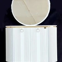 تصویر جاکفشی مدل نایس سفید آینه ساده 
