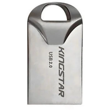 تصویر فلش مموری کینگ استار مدل KS218 silver ظرفیت ۳۲ ا Kingstar flash memory, silver model KS218, 32GB Kingstar flash memory, silver model KS218, 32GB