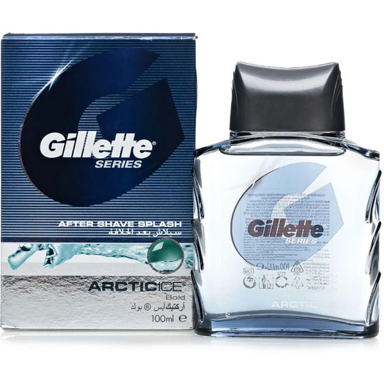 تصویر افترشیو سریز ژیلت مدل ARTICICE Gillette Series After Shave Splash Arctic Ice 100ml 