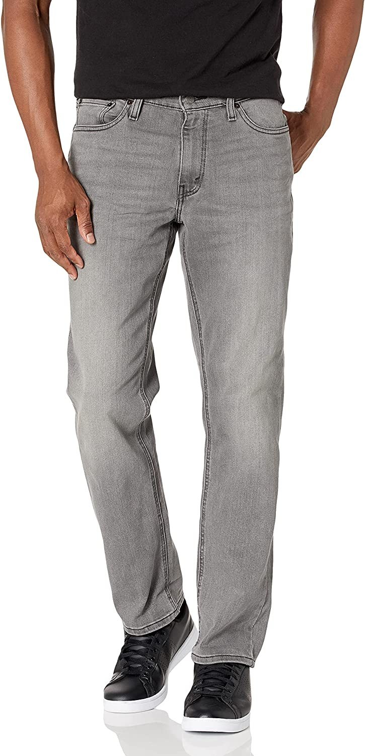 خرید و قیمت شلوار جین مردانه Levi's مدل ‎ 18181-0307 ا Levi's Men's 541  Athletic-Fit Jeans Regular 32W x 34L Grey Asphalt - Stretch (Waterless) |  ترب