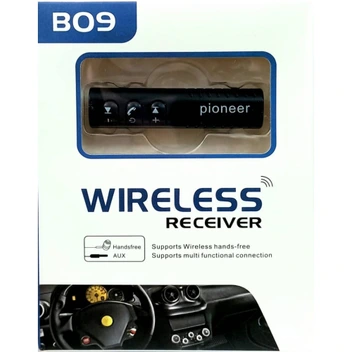 تصویر تبدیل AUX به بلوتوث Car Bluetooth Pioneer B09 