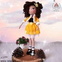 تصویر عروسک بافتنی دختر توپراک ( کد 60279 ) 