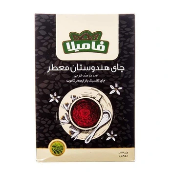 تصویر چای سیاه معطر فامیلا بسته ۴۵۰ گرمی 