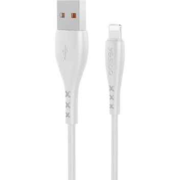 تصویر کابل شارژ سیلیکونی USB به Lightning یسیدو مدل CA26 
