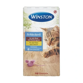 تصویر بستنی گربه وینستون طعم بیف و پنیر بسته ۸ عددی ا Winston Cat Snack Beef & Cheese Flavour 8pcs Winston Cat Snack Beef & Cheese Flavour 8pcs
