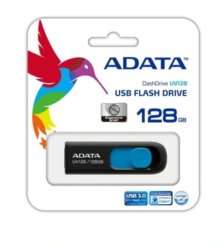 تصویر فلش مموری ای دیتا با ظرفیت 128 گیگابایت ا DashDrive-UV128-USB-3.0-Flash-Memory-128GB DashDrive-UV128-USB-3.0-Flash-Memory-128GB