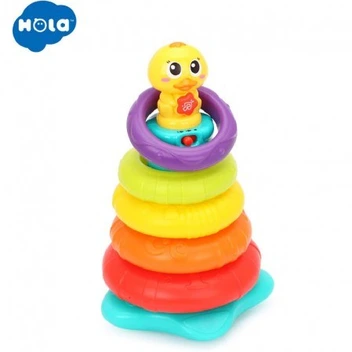 تصویر اسباب بازی حلقه هوش رنگین کمانی اردک هولی تویز Hola Toys 