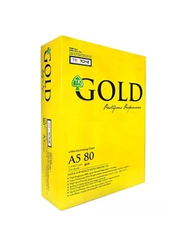 تصویر کاغذ گلد A5 با بسته 500 عددی Gold A5 Paper ا Gold A5 Paper Gold A5 Paper