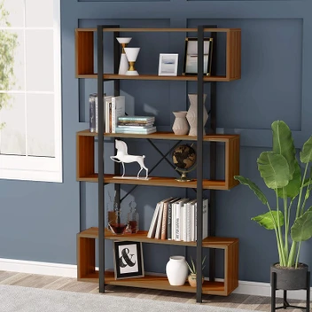 تصویر کتابخانه مدل B301 - طرح چوب ا B301 - Bookcase B301 - Bookcase