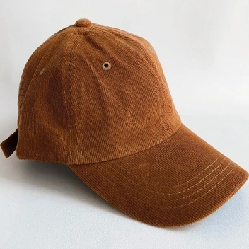 تصویر کلاه بیسبالی کبریتی قهوه ای 