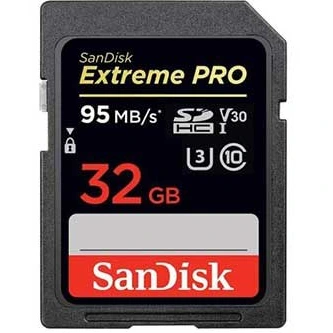 تصویر کارت حافظه SDHC سن دیسک مدل Extreme Pro V30 کلاس 10 استاندارد UHS-I U3 سرعت 95MBps 633X ظرفیت 32 گیگابایت ا SanDisk Extreme Pro V30 Class 10 UHS-I U3 95MBps SanDisk Extreme Pro V30 Class 10 UHS-I U3 95MBps