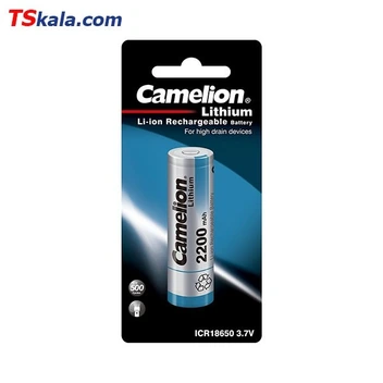 تصویر باتری قابل شارژ کملیون Camelion ICR18650 2200mAh Lithium 1x 