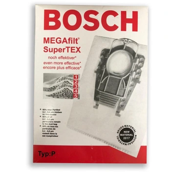 تصویر پاکت جاروبرقی بوش (Bosch) ارگومکس (Ergomax) مدل TYPE P (تایپ P) چینی 