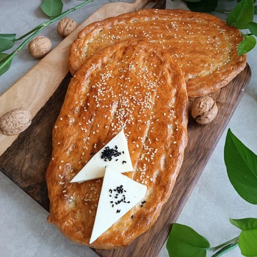 تصویر نان بربری 150 گرمی رژیمی با آرد بادام (کتوژنیک)- پخت روز 