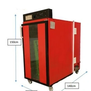 تصویر 150 کیلو دوگانه سوز تک کابین صنعتی میوه خشک کن هواکروز 