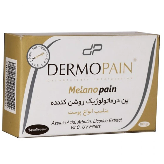 تصویر پن روشن کننده مناسب انواع پوست درموپن
                                  MelanoPain Lightening Bar For All Skin Types Dermopain 