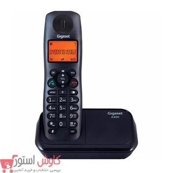 تصویر تلفن بی سیم گیگاست مدل A450 ا Gigaset A450 Wireless Phone Gigaset A450 Wireless Phone