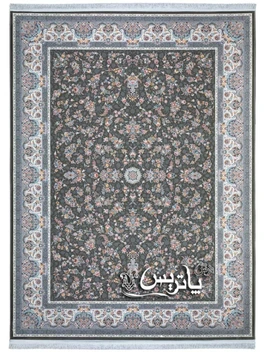 تصویر فرش افشان سی‌گل طوسی ۱۵۰۰ شانه 