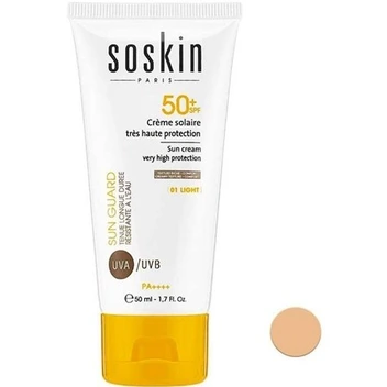 تصویر کرم ضد آفتاب ساسکین SPF+50 ا SOSKIN Sun Cream Very High Protection +50 SOSKIN Sun Cream Very High Protection +50