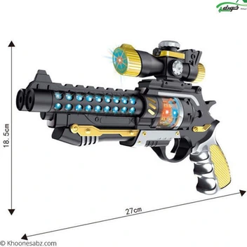 تصویر تفنگ OPP موزیکال رقص نوردار مدل 880-3 