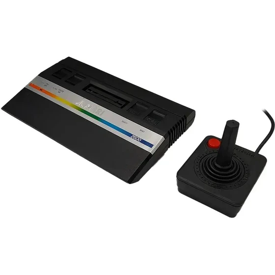 تصویر کنسول بازی آتاری ۲۶۰۰ رنگین کمانی + بازی ا Atari 2600 Atari 2600